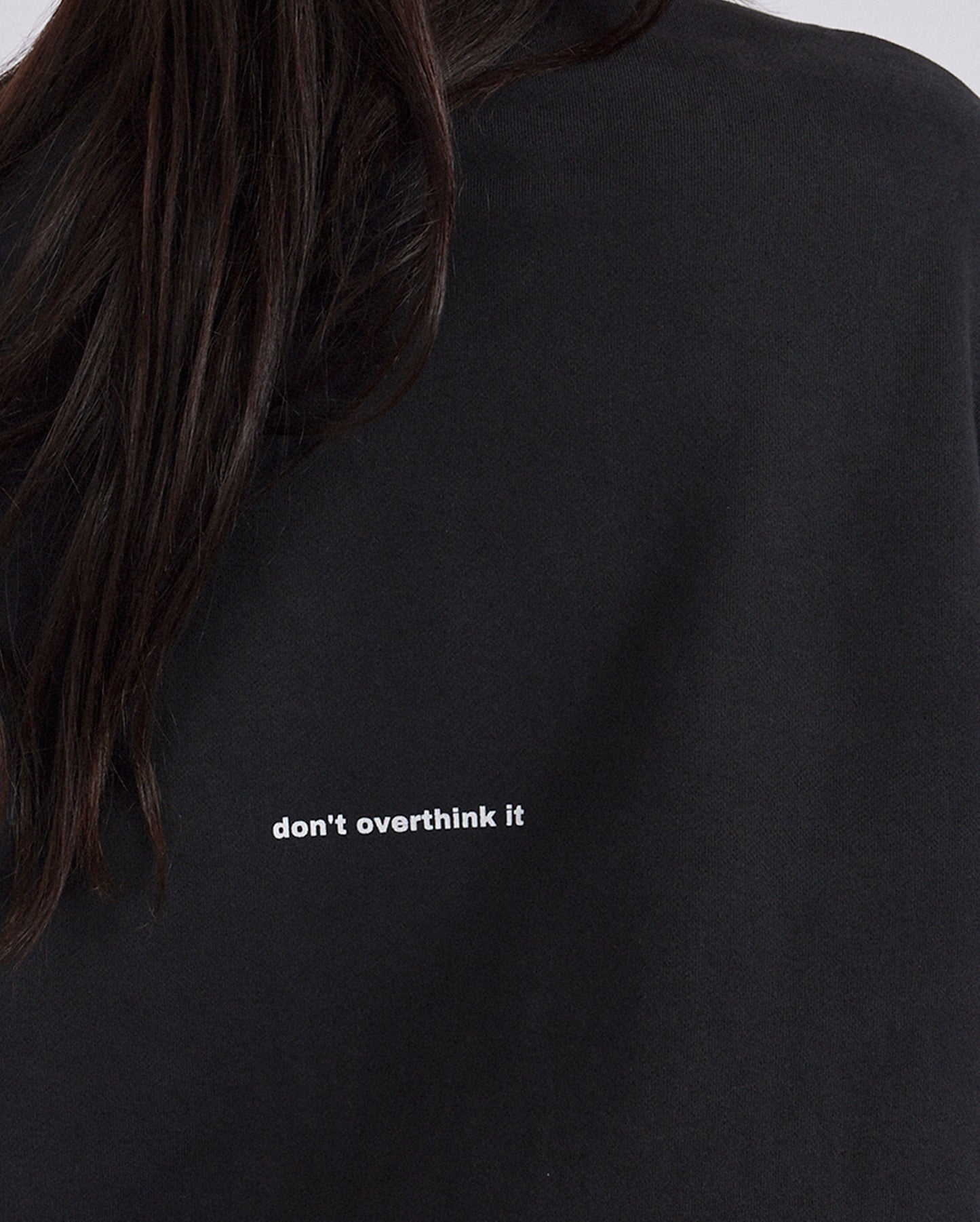 Oversized Sweater, Vintage Black,  'Don't overthink it'